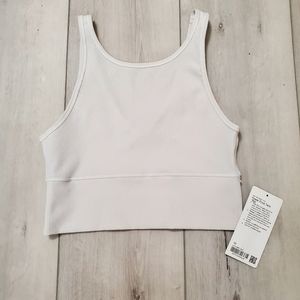 Lululemon Power Pivot Ribbed reversible Tank Top White 10